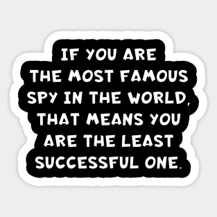 Technically T's - Spy Sticker